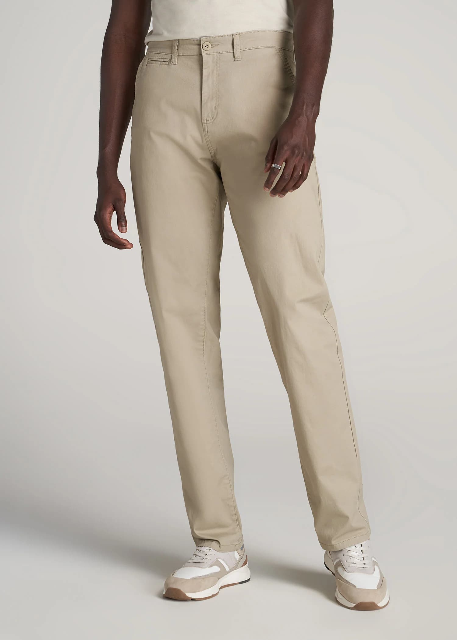 Relaxed Fit Chino Pants - Khaki